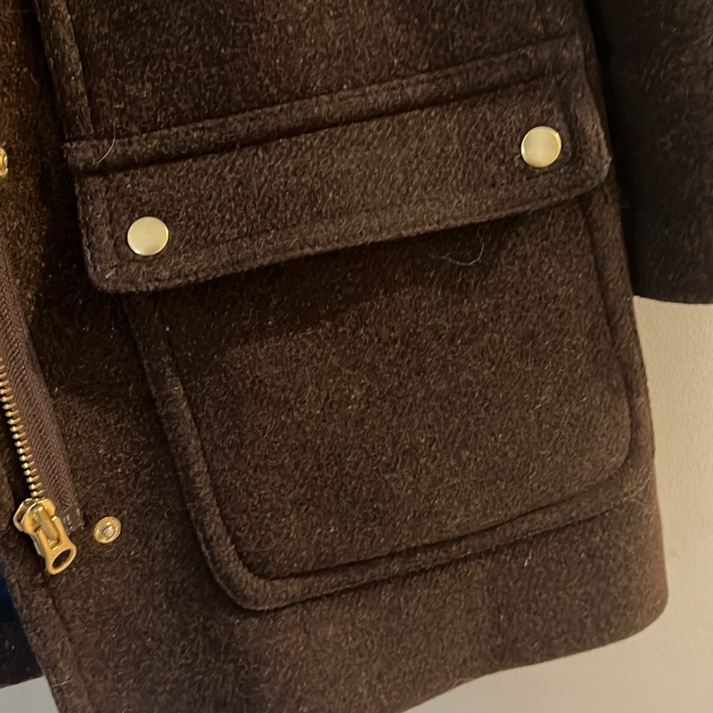 J Crew Meghan Markle Brown Coat Size 4 - Picture 5 of 7
